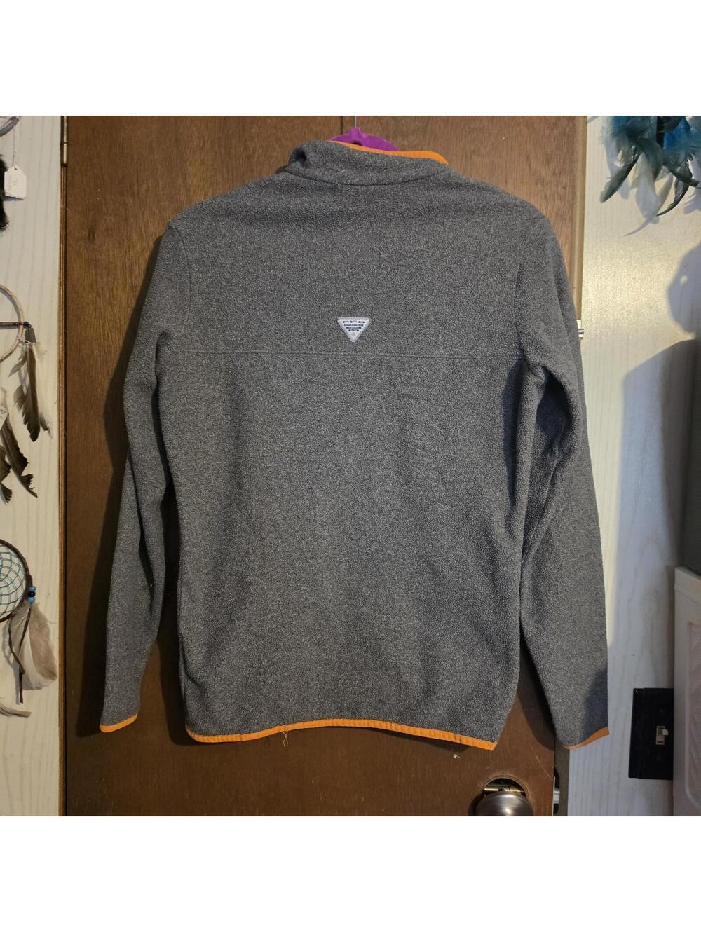 Columbia Sportswear Tennessee Volunteers Gray Quarter-Zip Fleece Pullover Size M - Picture 5 of 5